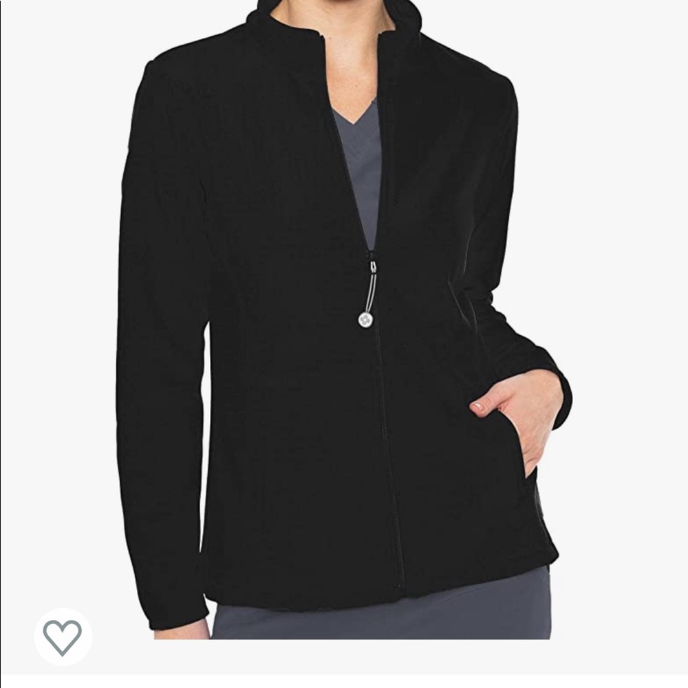 Med Couture performance fleece scrub jacket